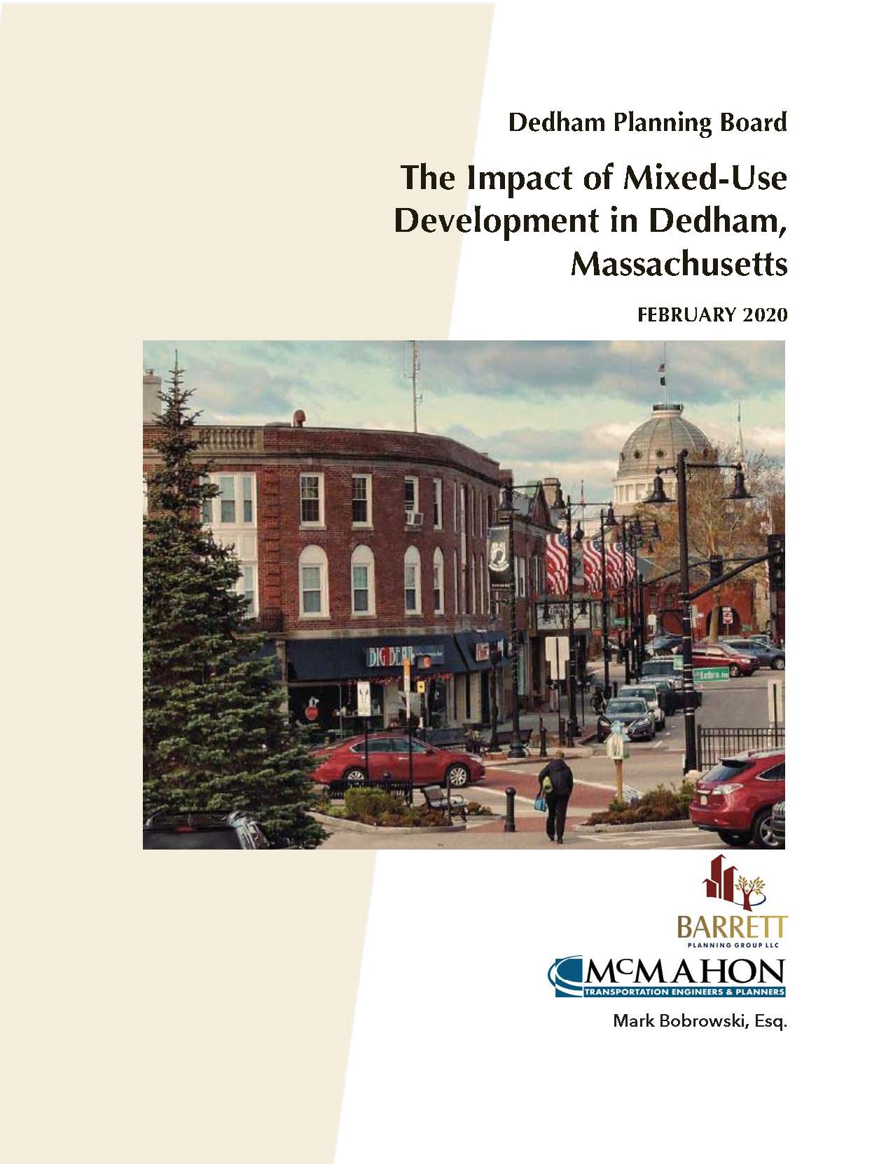 Dedham PB_MU Impact Analysis 02-2020_v3 Cover