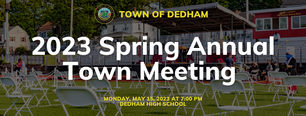 2023 Spring Annual Town Meeting banner image