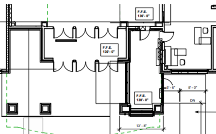 Dedham Middle School Safety Vestibule Floor Plan