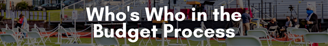 Who's Who in the Budget Process Banner