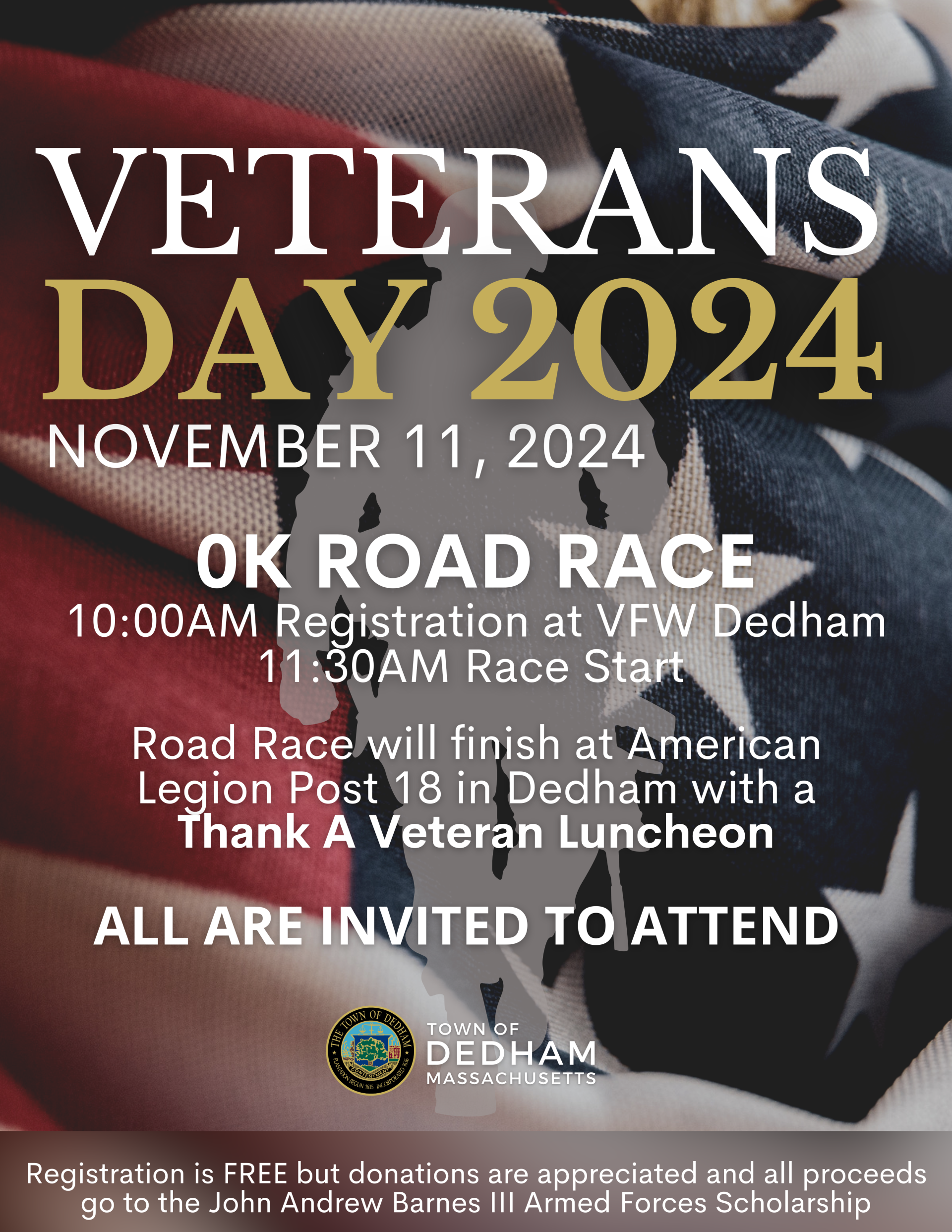 Veterans Events 2024 flyer