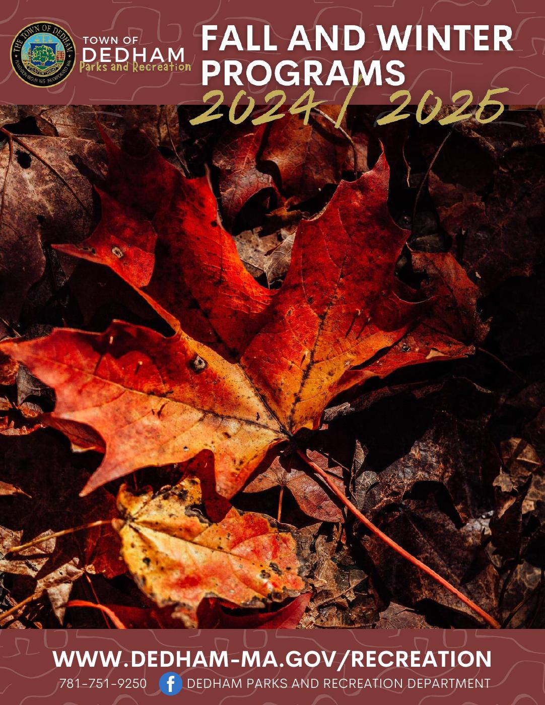 Fall Winter 2024 Program Guide cover